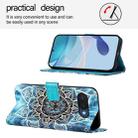 For Google Pixel 9a Colored Drawing Pattern Plain Weave Leather Phone Case(Undersea Mandala) - 3