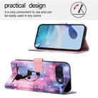 For Google Pixel 9a Colored Drawing Pattern Plain Weave Leather Phone Case(Baby Panda) - 3