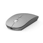 WIWU Wimic Lite WM102 2.4G Simple Office Home Rechargeable Mute Wireless Mouse(Silver) - 2