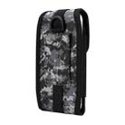 For 6.7-7.2 inch Universal PVC Digital Cloth Mobile Phone Waist Bag(Black) - 2