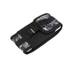 For 6.7-7.2 inch Universal PVC Digital Cloth Mobile Phone Waist Bag(Black) - 3