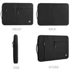 WIWU Alpha Nylon Travel Carrying Storage Bag Sleeve Case for 13.3 inch Laptop(Black) - 2