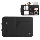 WIWU Alpha Nylon Travel Carrying Storage Bag Sleeve Case for 14 inch Laptop(Black) - 1