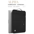 WIWU Alpha Nylon Travel Carrying Storage Bag Sleeve Case for 14 inch Laptop(Black) - 2