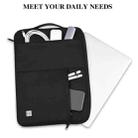 WIWU Alpha Nylon Travel Carrying Storage Bag Sleeve Case for 14 inch Laptop(Black) - 3