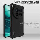 For vivo X200 Ultra imak Shockproof Airbag TPU Phone Case(Matte Black) - 3