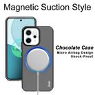 For OPPO Reno14 F 5G Global IMAK Chocolate Series TPU + PET MagSafe Phone Case(Black) - 3