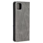 For OPPO Realme C11 Rhombus Texture Horizontal Flip Magnetic Leather Case with Holder & Card Slots(Grey) - 3
