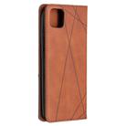 For OPPO Realme C11 Rhombus Texture Horizontal Flip Magnetic Leather Case with Holder & Card Slots(Brown) - 3