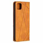 For OPPO Realme C11 Rhombus Texture Horizontal Flip Magnetic Leather Case with Holder & Card Slots(Yellow) - 3