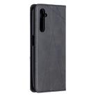 For OPPO Realme 6 Pro Rhombus Texture Horizontal Flip Magnetic Leather Case with Holder & Card Slots(Black) - 3