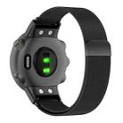 For Garmin Forerunner 45 / 45S / Swim 2 xDfind Milanese Metal Watch Band(Black) - 2