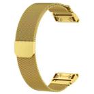 For Garmin Fenix 8/7X/6X/5X 26mm xDfind Milanese Quick Release Metal Watch Band(Gold) - 2