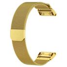 For Garmin Fenix 8/7S/6S/5S 20mm xDfind Milanese Quick Release Metal Watch Band(Gold) - 2