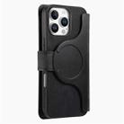 For iPhone 16 Pro CaseNeo MagSafe RFID Anti-theft Zipper Wallet Retro Leather Phone Case(Black) - 3