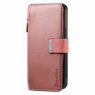 For iPhone 16 Plus CaseNeo MagSafe RFID Anti-theft Zipper Wallet Retro Leather Phone Case(Pink) - 2