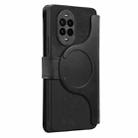 For Huawei nova 13 Pro CaseNeo MagSafe RFID Anti-theft Zipper Wallet Retro Leather Phone Case(Black) - 3