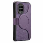 For Huawei nova 13 Pro CaseNeo MagSafe RFID Anti-theft Zipper Wallet Retro Leather Phone Case(Purple) - 3
