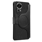 For Huawei nova 13 / 12 CaseNeo MagSafe RFID Anti-theft Zipper Wallet Retro Leather Phone Case(Black) - 4