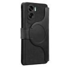 For Honor 90 Lite CaseNeo MagSafe RFID Anti-theft Zipper Wallet Retro Leather Phone Case(Black) - 3