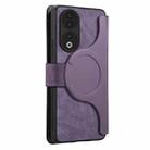 For Honor 90 CaseNeo MagSafe RFID Anti-theft Zipper Wallet Retro Leather Phone Case(Purple) - 3