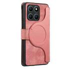 For Honor X6a CaseNeo MagSafe RFID Anti-theft Zipper Wallet Retro Leather Phone Case(Pink) - 3