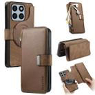 For Honor X8b CaseNeo MagSafe RFID Anti-theft Zipper Wallet Retro Leather Phone Case(Brown) - 1
