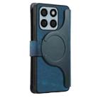 For Honor X8b CaseNeo MagSafe RFID Anti-theft Zipper Wallet Retro Leather Phone Case(Blue) - 3