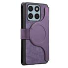 For Honor X8b CaseNeo MagSafe RFID Anti-theft Zipper Wallet Retro Leather Phone Case(Purple) - 3