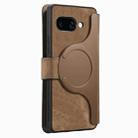 For Google Pixel 9a CaseNeo MagSafe RFID Anti-theft Retro Leather Phone Case(Brown) - 3