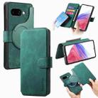 For Google Pixel 9a CaseNeo MagSafe RFID Anti-theft Retro Leather Phone Case(Green) - 1