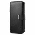 For Samsung Galaxy A06 CaseNeo MagSafe RFID Anti-theft Zipper Wallet Retro Leather Phone Case(Black) - 2