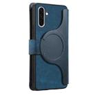For Samsung Galaxy A36 5G CaseNeo MagSafe RFID Anti-theft Zipper Wallet Retro Leather Phone Case(Blue) - 3