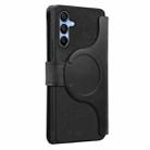 For Samsung Galaxy A16 CaseNeo MagSafe RFID Anti-theft Zipper Wallet Retro Leather Phone Case(Black) - 3