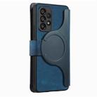 For Samsung Galaxy A53 CaseNeo MagSafe RFID Anti-theft Zipper Wallet Retro Leather Phone Case(Blue) - 3