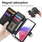For Samsung Galaxy A14 5G CaseNeo MagSafe RFID Anti-theft Zipper Wallet Retro Leather Phone Case(Black) - 3