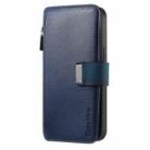 For Samsung Galaxy A14 5G CaseNeo MagSafe RFID Anti-theft Zipper Wallet Retro Leather Phone Case(Blue) - 2