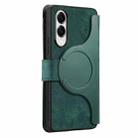 For Samsung Galaxy S25 Edge 5G CaseNeo MagSafe RFID Anti-theft Zipper Wallet Retro Leather Phone Case(Green) - 3