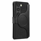 For Samsung Galaxy S23 5G CaseNeo MagSafe RFID Anti-theft Zipper Wallet Retro Leather Phone Case(Black) - 3