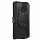 For Xiaomi Mi 11T / 11T Pro 5G CaseNeo MagSafe RFID Anti-theft Zipper Wallet Retro Leather Phone Case(Black) - 3