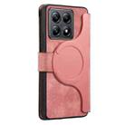For Xiaomi 14T Pro CaseNeo MagSafe RFID Anti-theft Zipper Wallet Retro Leather Phone Case(Pink) - 3