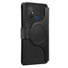 For Redmi 12C CaseNeo MagSafe RFID Anti-theft Zipper Wallet Retro Leather Phone Case(Black) - 3
