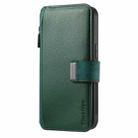 For Redmi Note 13 5G CaseNeo MagSafe RFID Anti-theft Zipper Wallet Retro Leather Phone Case(Green) - 2