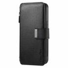 For Redmi Note 13 Pro 4G CaseNeo MagSafe RFID Anti-theft Zipper Wallet Retro Leather Phone Case(Black) - 2