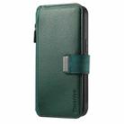 For Redmi Note 13 Pro 4G CaseNeo MagSafe RFID Anti-theft Zipper Wallet Retro Leather Phone Case(Green) - 2