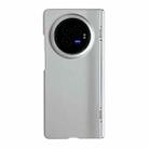 For vivo X Fold3 Integrated Spring Axis Skin Feel Phone Case(Silver) - 1
