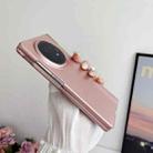 For vivo X Fold3 Integrated Spring Axis Skin Feel Phone Case(Silver) - 3