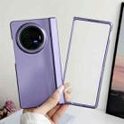 For vivo X Fold3 Integrated Spring Axis Skin Feel Phone Case(Purple) - 2