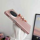For vivo X Fold3 Integrated Spring Axis Skin Feel Phone Case(Purple) - 3
