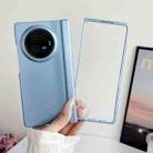 For vivo X Fold3 Integrated Spring Axis Skin Feel Phone Case(Blue) - 2